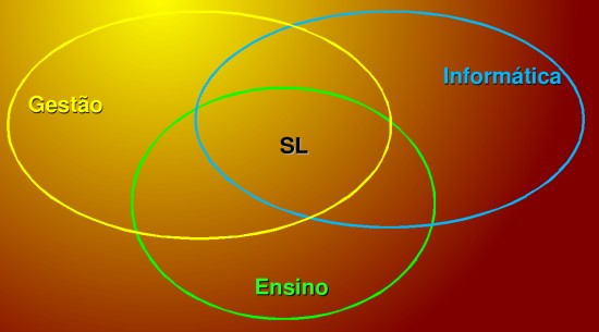 Gestão Informática e Ensino intersectam-se